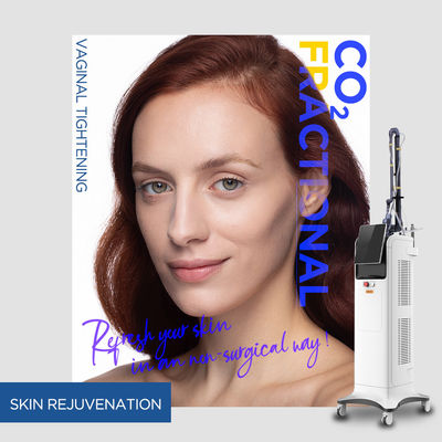 Akne Temizleme İçin Salon Fraksiyonel CO2 Lazer Makinesi Hava Soğutma