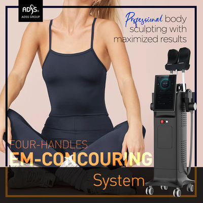 4 Kulplu EM Slim Machine Vücut Şekillendirme Emslim Neo RF Makinesi