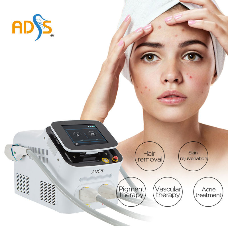Güçlü Taşınabilir IPL Tüy Alma Makinesi Kırışıklık Giderme 10 * 50mm Nokta boyutu